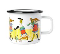 Muurla Tasse en émail Fifi Brindacier 3.7 dl Blanc
