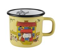 Muurla Tasse en émail Villa Villekulla 3.7 dl Jaune