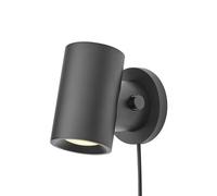 Muuto - Applique avec prise Noir
