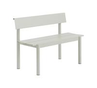 Muuto - Banc avec dossier Gris