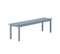 Muuto Banc Linear steel bench 170x34 cm Pale blue