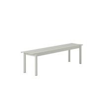 Muuto Banc Linear Steel - 170 cm - gris