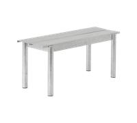 Muuto Banc Linear steel bench 110x34 cm Warm galvanized steel