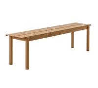 Muuto Banc Linear steel bench 170x34 cm Burnt orange
