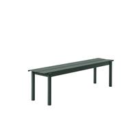 Muuto Banc Linear Steel - vert foncé - L
