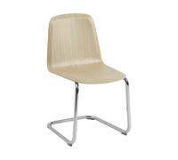 Muuto Brink Chair Cantilever Base chaise Chêne-chrome