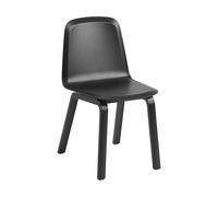 Muuto Brink Chair Wood Base chaise Noir
