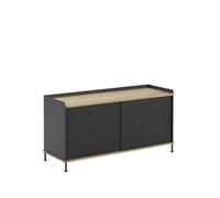 Muuto Buffet Enfold Low Black-Oak-Metal