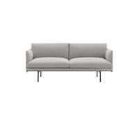Muuto Canapé Outline 2 places Clay 12-Black