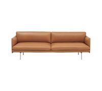 Muuto - Canapé 3 places ou + Marron