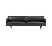 Muuto - Canapé 3 places ou + Noir