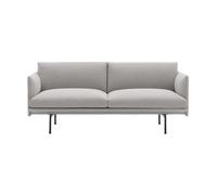Muuto Canapé Outline 2 places Clay 12-Black