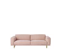 Muuto Canapé Rest Canapé 3 places tissu steelcut trio 515 rose. pieds en chêne