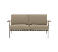 Muuto Canapé Settle 2 places Ribbed Weave 5 Taupe