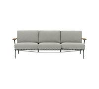 Muuto Canapé Settle 3 places Ribbed Weave 2 Dark green
