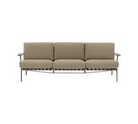 Muuto Canapé Settle 3 places Ribbed Weave 5 Taupe