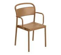 Muuto Chaise à accoudoirs Linear steel armchair Burnt orange