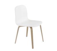 Muuto Chaise Visu Chair base en bois blanc-chêne