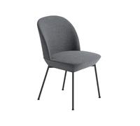 Muuto Chaise d’appoint Oslo revêtement textile Ocean 80-Anthracite black