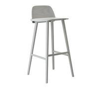 Muuto Chaise de bar Nerd 75 cm Grey