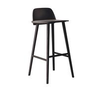 Muuto Chaise de bar Nerd 75 cm noir