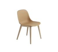 Muuto Chaise Fiber Side - Support en bois - Nature - Structure Chêne