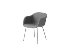 Muuto Chaise Fiber - Structure tubulaire - Remix 133 - châssis gris
