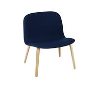 Muuto Chaise lounge recouverte de textile Visu Steelcut 775-Oak