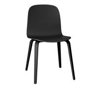 Muuto Chaise Visu Chair base en bois noir