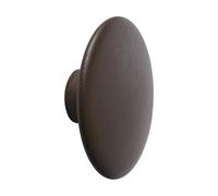Muuto Dots Wood patère en bois Rouge brun. Ø13 cm