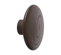 Muuto Dots Wood patère en bois Rouge brun. Ø9 cm