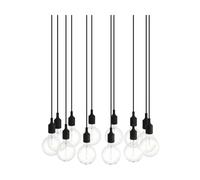 Muuto E27 Pendant Cluster 12 suspension Black