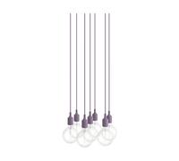 Muuto E27 Pendant Cluster 7 suspension Dusty lilac