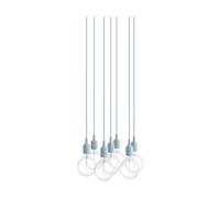 Muuto E27 Pendant Cluster 7 suspension Light blue