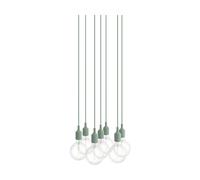 Muuto E27 Pendant Cluster 7 suspension Light green