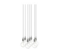 Muuto E27 Pendant Cluster 7 suspension Light grey