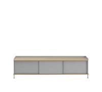 Muuto Enfold Armoire 186x45 Chêne/ Gris