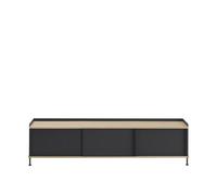 Muuto Enfold Armoire 186x45 Chêne/Noir Anthracite