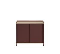 Muuto Enfold Sideboard - oak/deep red - 100 x 45 cm