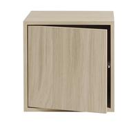 Muuto Étagère avec porte Stacked 2.0. moyen Chêne