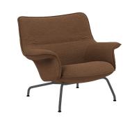 Muuto Fauteuil bas Doze Hearth 4-anthracite/black