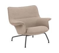 Muuto Fauteuil bas Doze Hearth 6 Anthracite/black