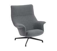 Muuto Fauteuil Doze swivel base Ocean 80-anthracite black