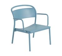 Muuto Fauteuil lounge Linear Steel Bleu pâle
