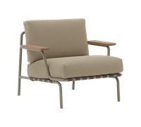 Muuto Fauteuil lounge Settle Lounge Chair Ribbed Weave 5 Taupe