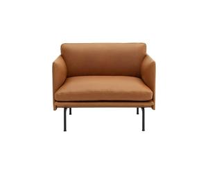 Muuto - Fauteuil rembourré Marron