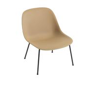 Muuto Fiber Armchair m. Tube Base Ocre/Noir