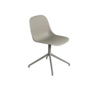 Muuto Fibre Table à Manger Chaise m. Base Pivotante Gris