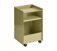 Muuto Folded Trolley desserte ouverte Beige foncé green 37.4x61.5x37.2 cm