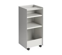 Muuto Folded Trolley desserte ouverte Gris. 37.4x38.7x37.2 cm